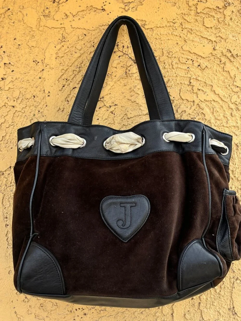 Vintage Y2K Juicy Couture Velour Brown Daydreamer Purse